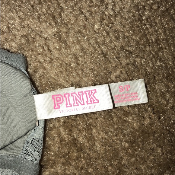 PINK Victoria’s Secret Grey Bandeau NEVER WORN - Picture 2 of 6